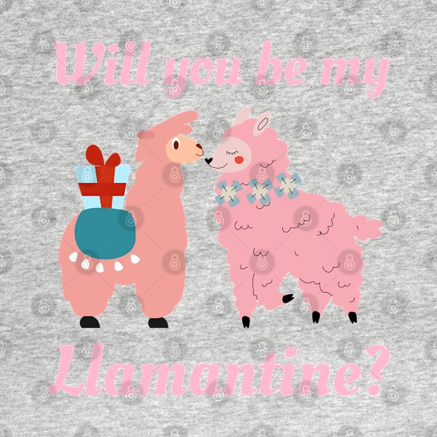 Will You Be My Llamentine by Famgift